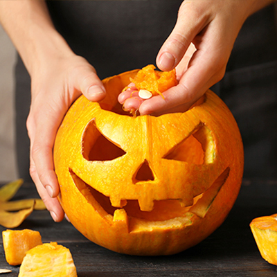 intagliare zucca di halloween