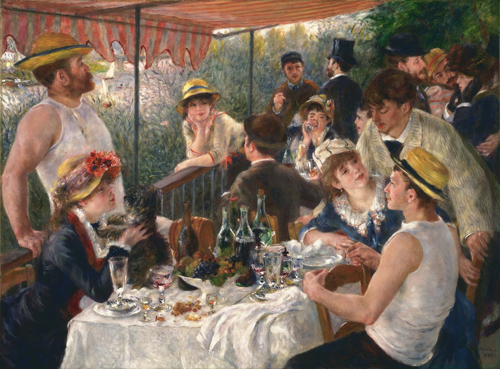 Pierre-Auguste Renoir, La Colazione dei Canottieri (1880-1881)