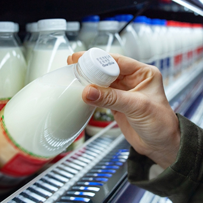 latte fresco supermercato